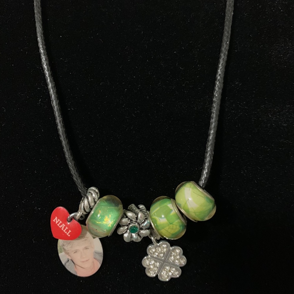 Niall Horan Leather Charm Necklace